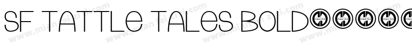 SF Tattle Tales Bold字体转换